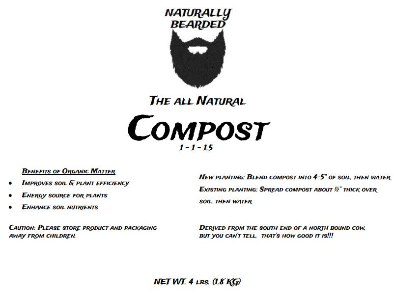 Naturally Bearded Compost (4 lbs)