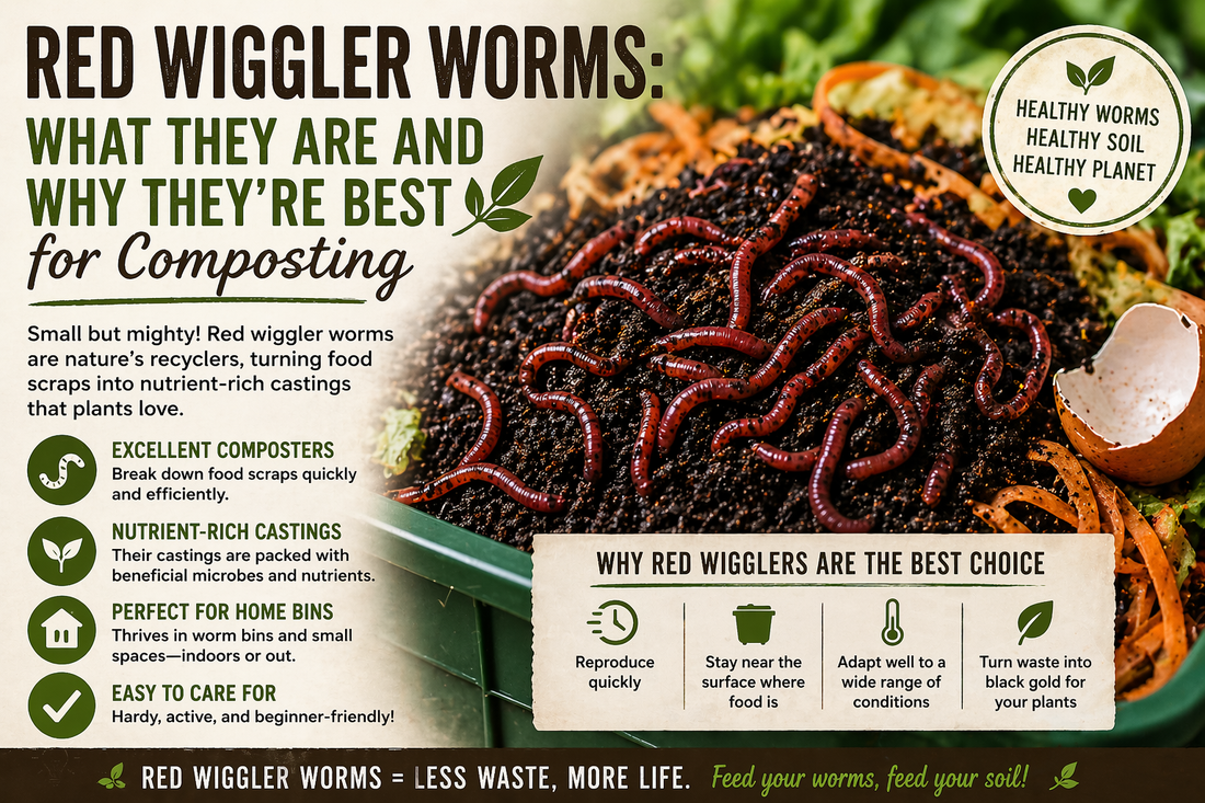 Red Wiggler Worms: What They Are and Why They’re Great for Composting