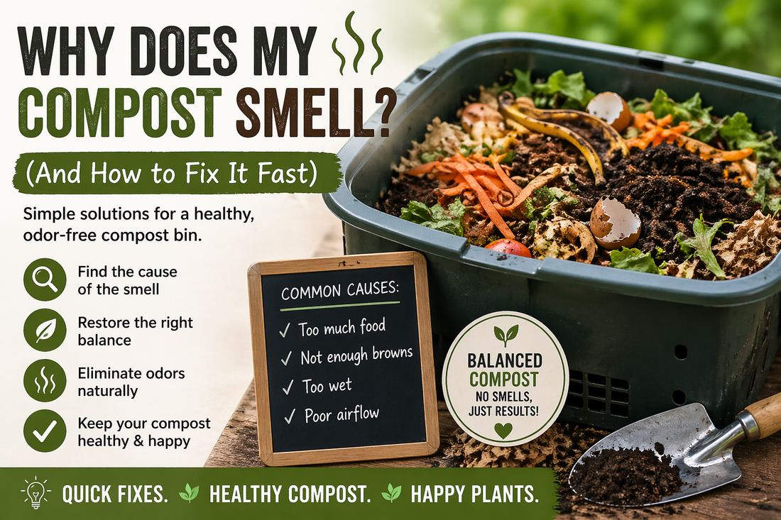 Compost Smells Why Does My Compost Smell? How to Fix Smelly Compost Fast – Albion Worm ...