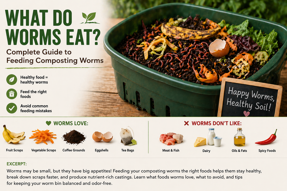 What Do Worms Eat? (Complete Guide to Feeding Composting Worms)